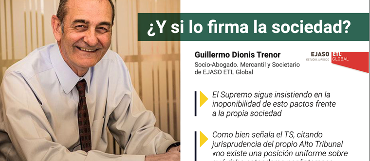 ¿Y si lo firma la sociedad? | Revista AJA