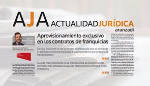 Ejaso en la Revista AJA "Actualidad Jurídica Aranzadi"