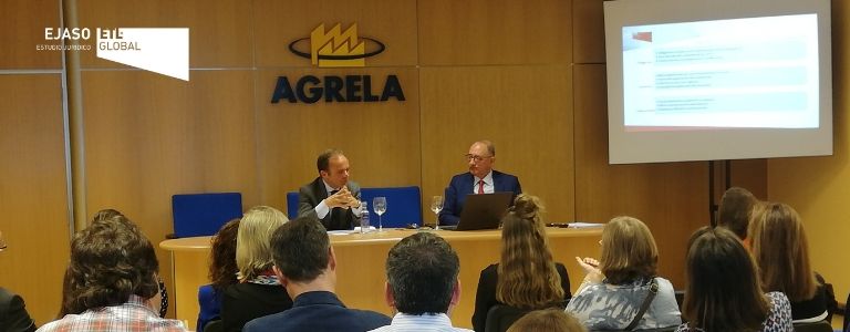 Desayuno sobre el registro de jornada en la sede de la Asociación de Empresarios de Agrela