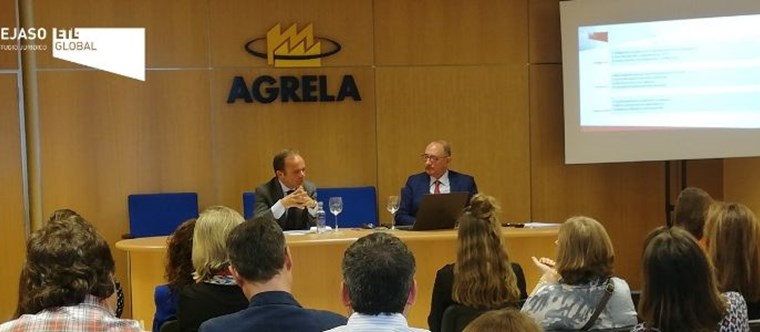 Desayuno sobre el registro de jornada en la sede de la Asociación de Empresarios de Agrela
