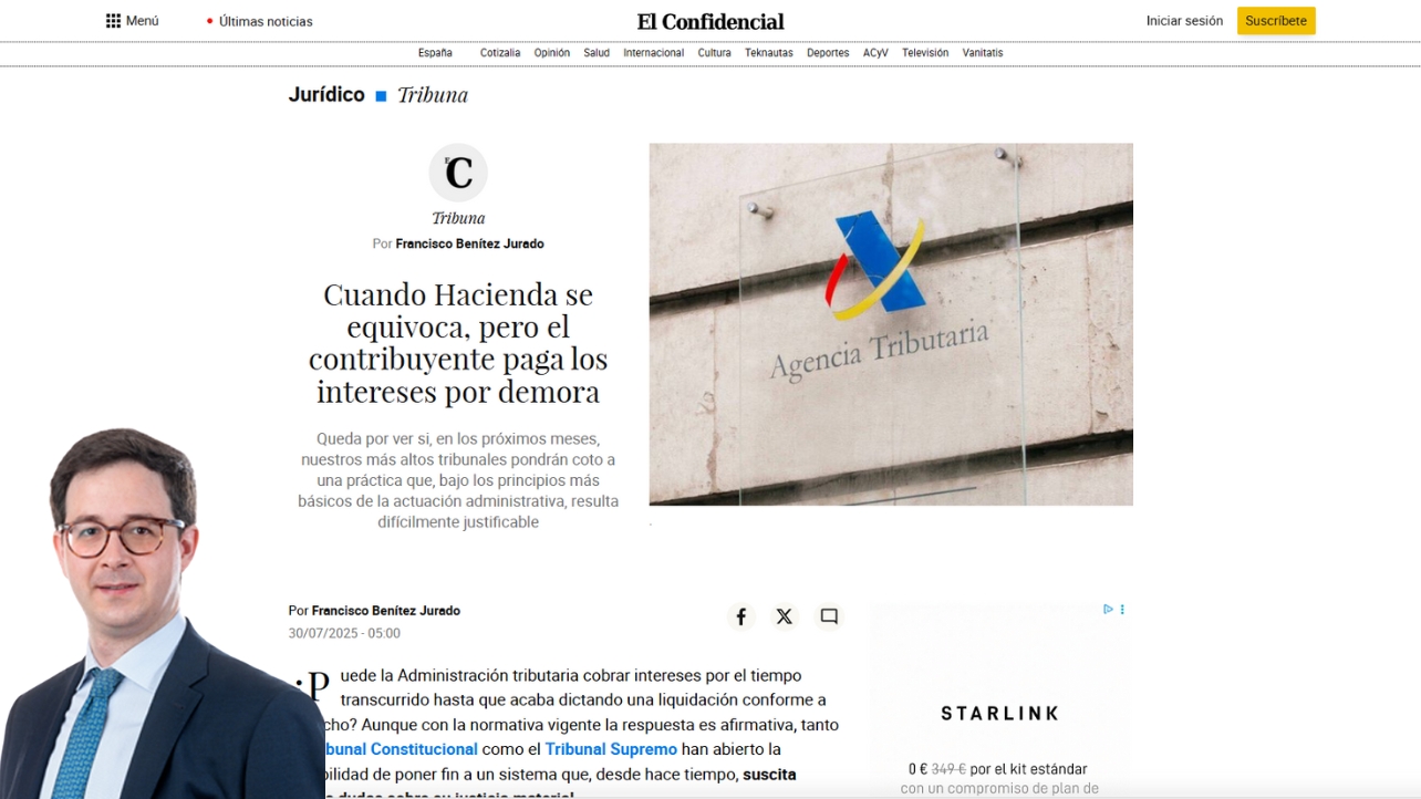 Cuando Hacienda se equivoca, pero el contribuyente paga los intereses por demora