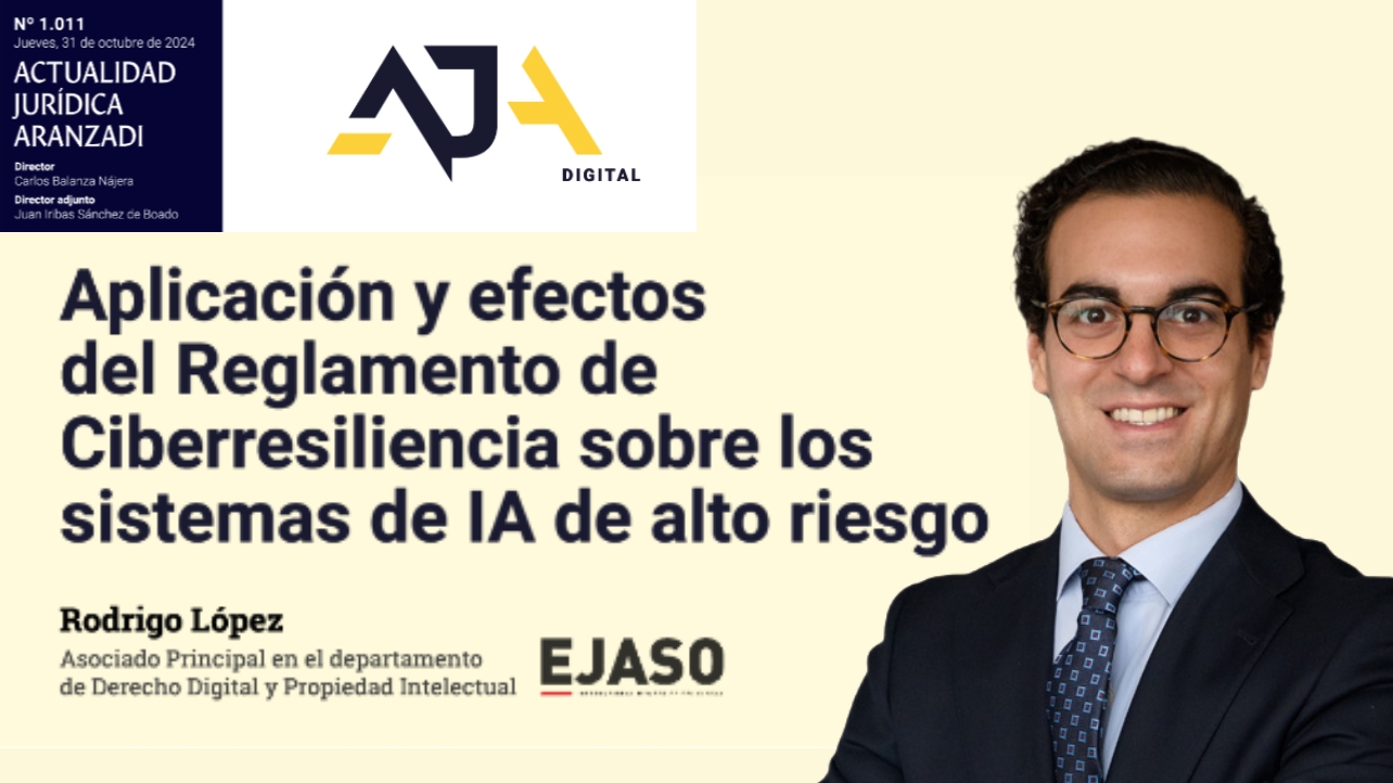 Aplicación y efectos del Reglamento de Ciberresiliencia sobre los sistemas de IA de alto riesgo