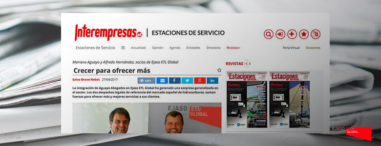 Crecer para ofrecer más. Interempresas, abril 2017