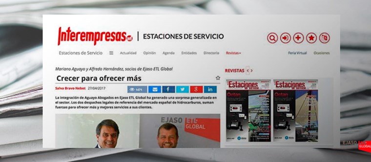 Crecer para ofrecer más. Interempresas, abril 2017