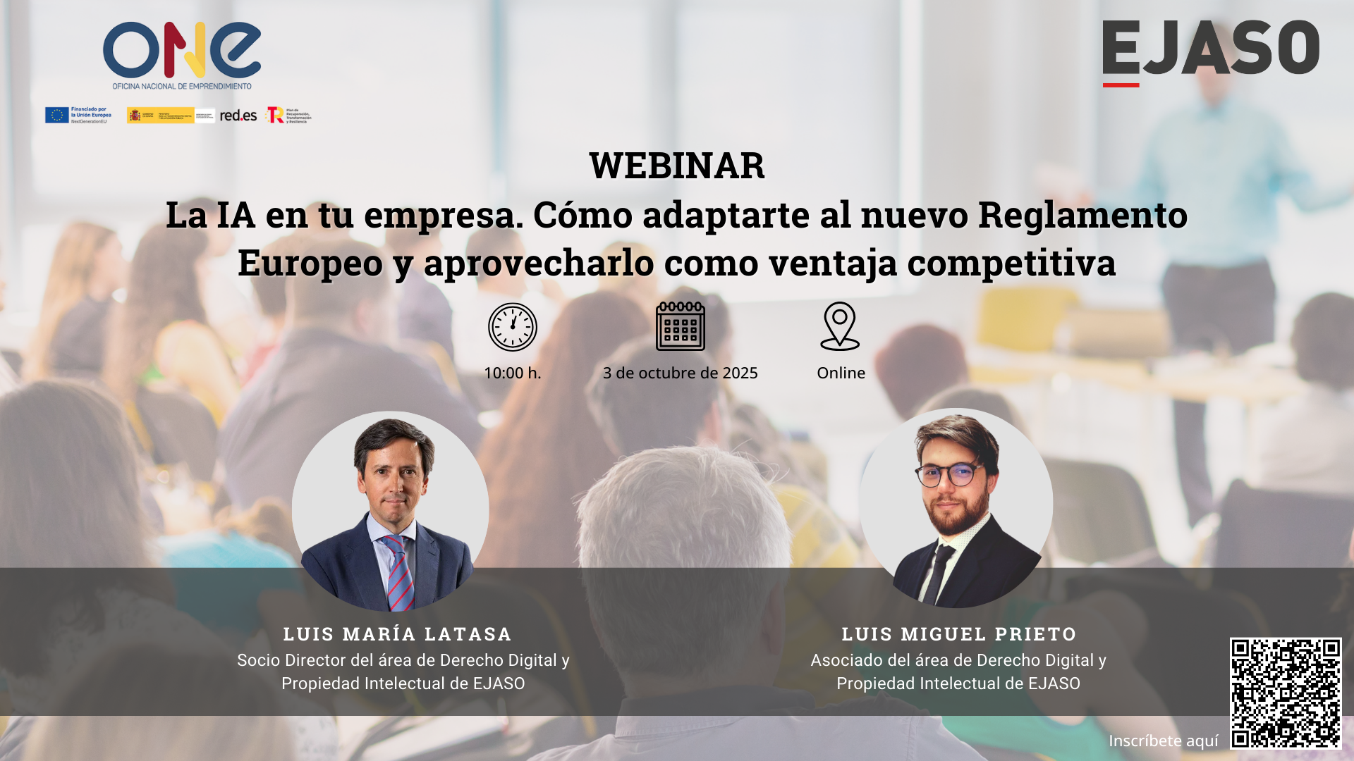 Webinar: La IA en tu empresa. Cómo adaptarte al nuevo Reglamento Europeo y aprovecharlo como ventaja competitiva