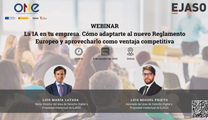 Webinar: La IA en tu empresa. Cómo adaptarte al nuevo Reglamento Europeo y aprovecharlo como ventaja competitiva