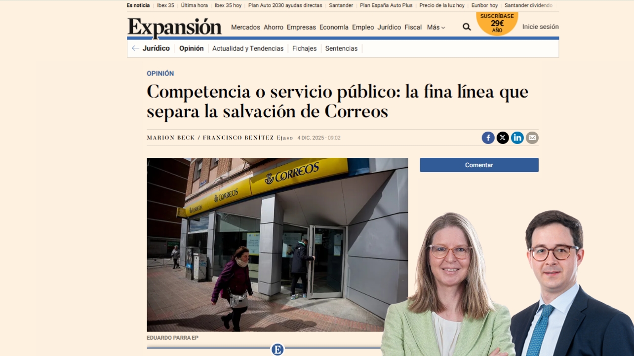 Competencia o servicio público: la fina línea que separa la salvación de Correos - Expansión