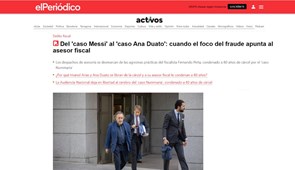 Del 'caso Messi' al 'caso Ana Duato': cuando el foco del fraude apunta al asesor fiscal - El Periódicio