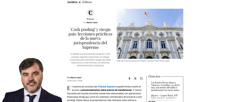 'Cash pooling' y riesgo país: lecciones prácticas de la nueva jurisprudencia del Supremo