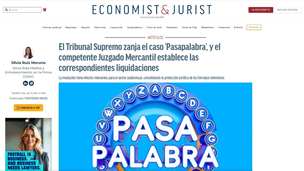 El Tribunal Supremo zanja el caso ‘Pasapalabra’, y el competente Juzgado Mercantil establece las correspondientes liquidaciones