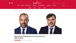 EJASO asesora a REDEGAL en su incorporación a BME Scaleup - Iberian Lawyer
