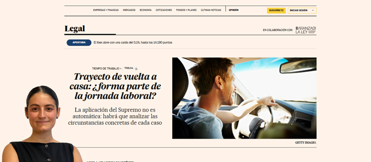 Trayecto de vuelta a casa: ¿forma parte de la jornada laboral? - Cinco Días