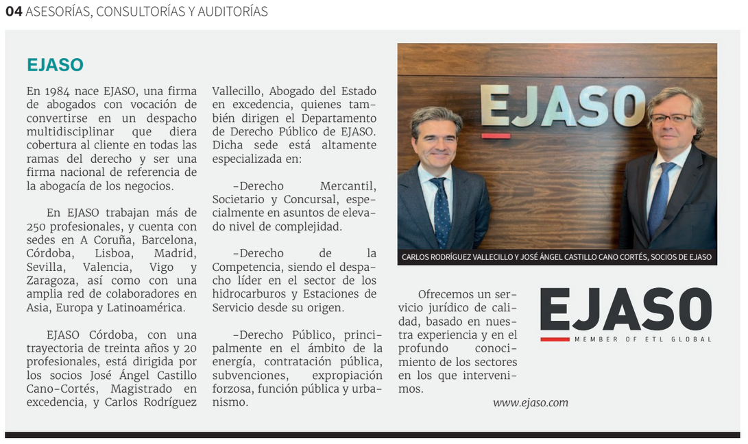 EJASO en "Quién es quién Córdoba 2023"