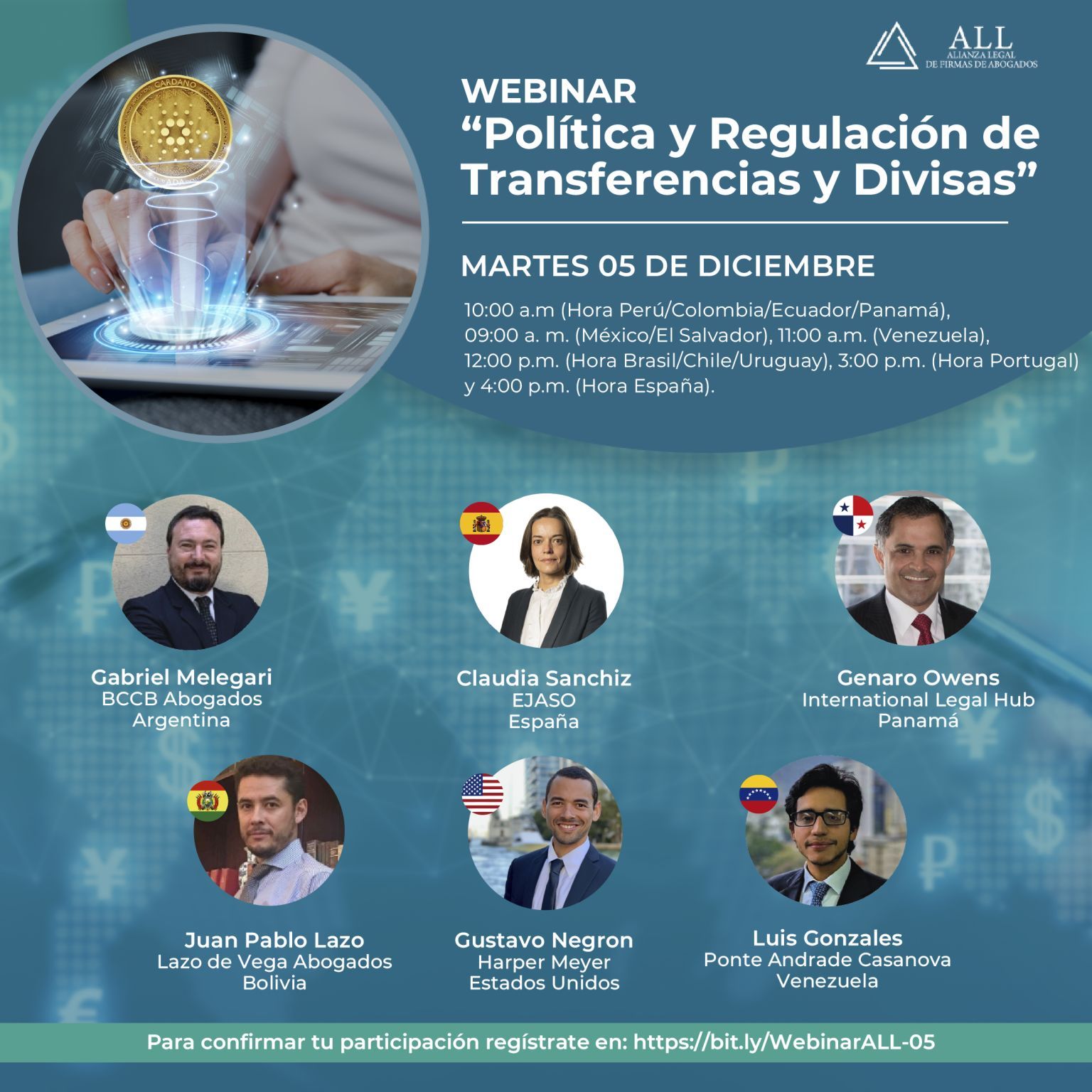 Webinar "Política y Regulación de Transferencias y Divisas"