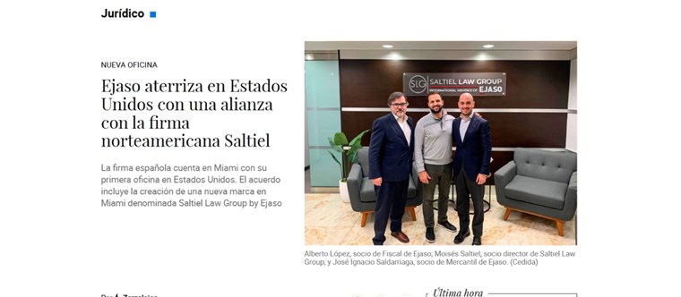 EJASO establece su nueva sede en Miami de la mano de Saltiel Law Group