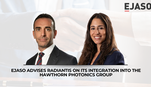 EJASO asesora a Radiantis en su integración en el grupo Hawthorn Photonics