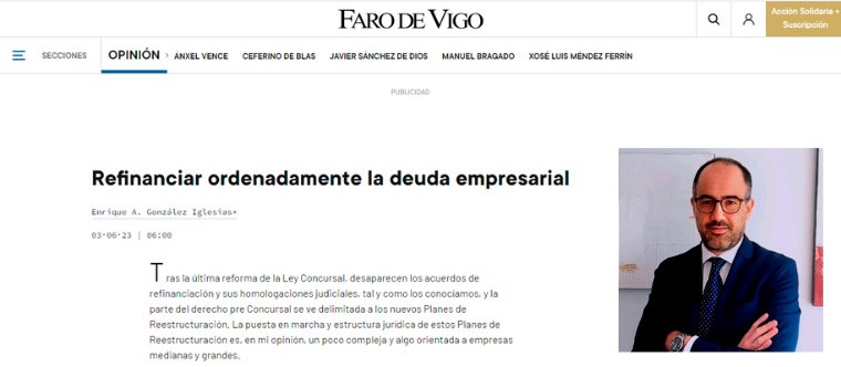 Refinanciar ordenadamente la deuda empresarial | Faro de Vigo