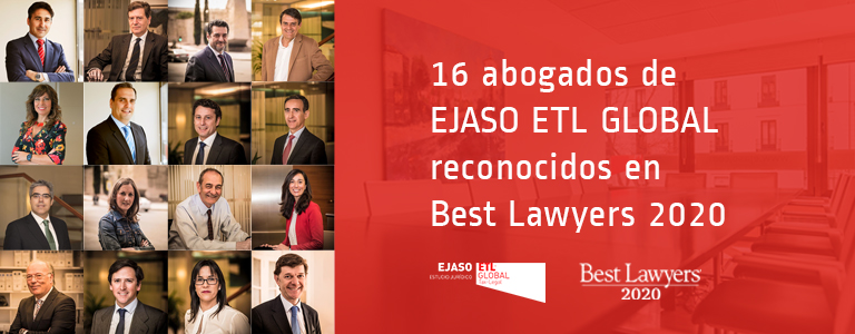 El ranking internacional Best Lawyers reconoce a dieciséis abogados de EJASO como profesionales destacados en España
