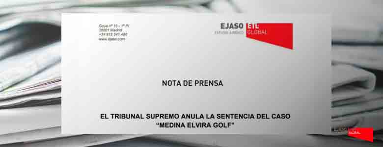 El TS anula la Sentencia del caso Medina Elvira