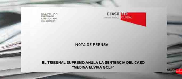 El TS anula la Sentencia del caso Medina Elvira