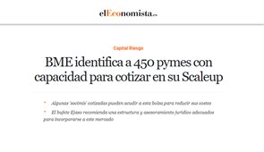 BME identifica a 450 pymes con capacidad para cotizar en su Scaleup | elEconomista
