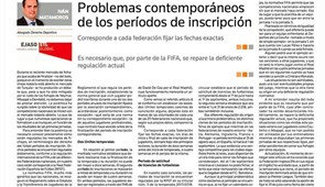Problemas contemporáneos de los periodos de inscripción, septiembre 2017