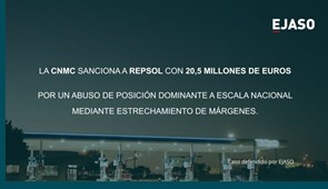 La CNMC sanciona a Repsol con 20,5 millones de euros por un abuso de posición dominante a escala nacional mediante estrechamiento de márgenes.