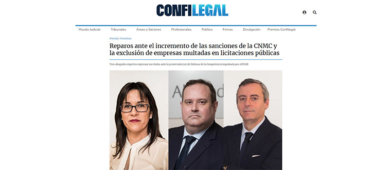 Reparos ante el incremento de las sanciones de la CNMC y la exclusión de empresas multadas en licitaciones públicas - Confilegal