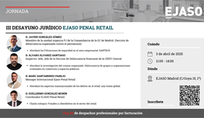 III Jornada jurídica EJASO Penal Retail