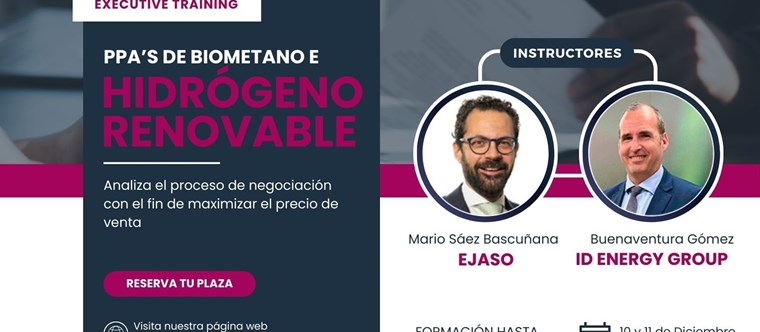 EJASO participa en el curso de IKN sobre PPAs y energías renovables