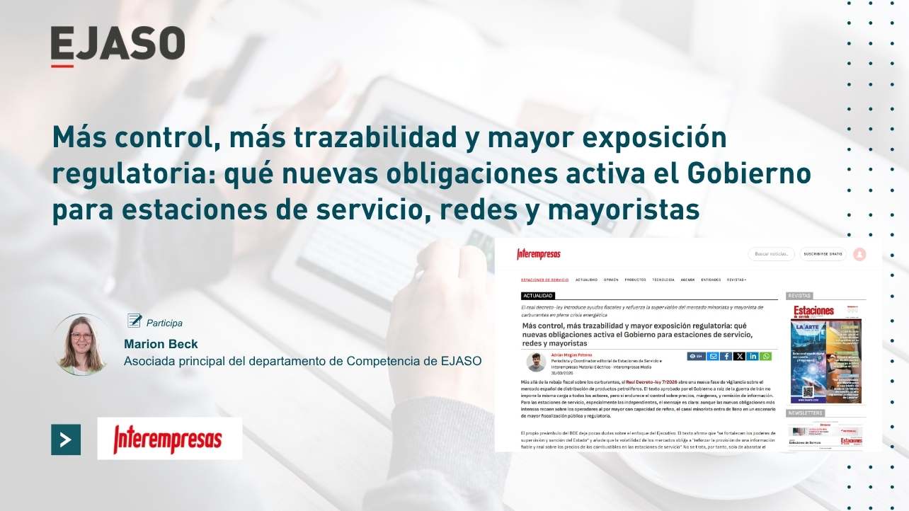 Más control, más trazabilidad y mayor exposición regulatoria en el sector de los carburantes