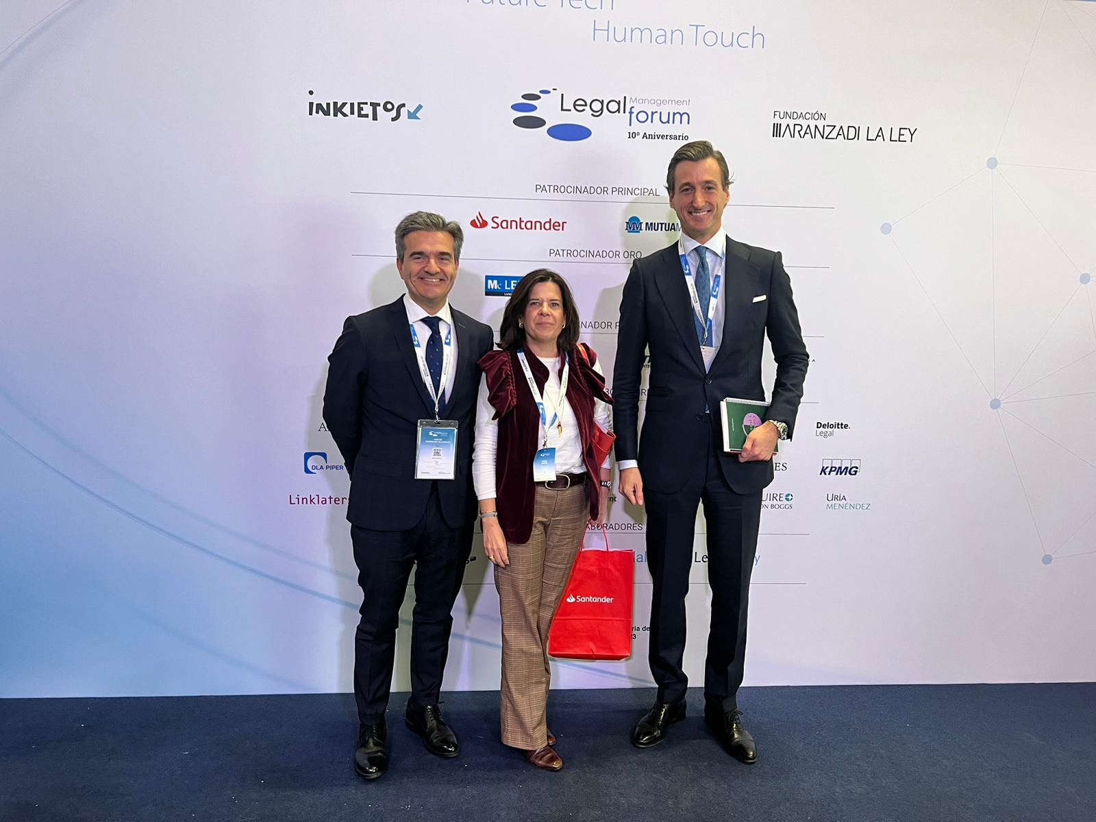 Ejaso participa un año más como patrocinador en el décimo aniversario de Legal Management Forum 2023