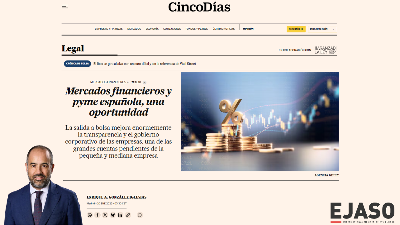 Mercados financieros y pyme española, una oportunidad - Cinco Días