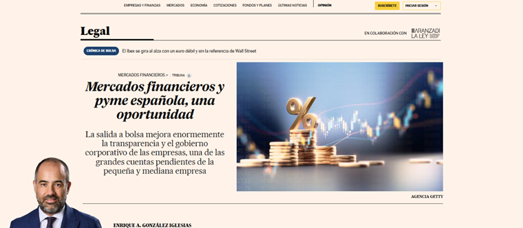 Mercados financieros y pyme española, una oportunidad - Cinco Días