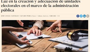 José Ángel Castillo, Director del Área de Derecho Administrativo, sobre la creación y adecuación de unidades electorales en el marco de la Administración Pública | Expansión