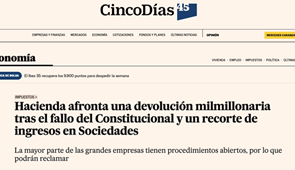 Hacienda enfrenta una significativa devolución de fondos tras la decisión del Tribunal Constitucional | Cinco Días