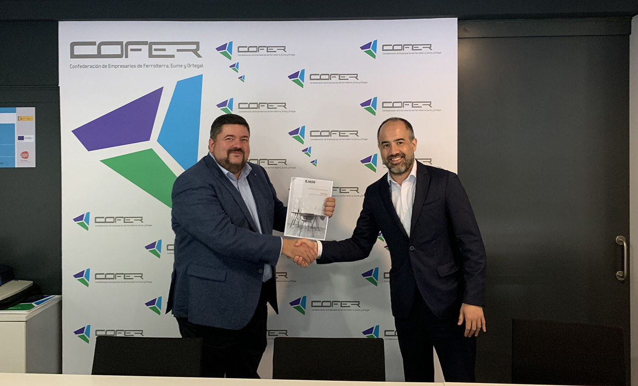 Ejaso firma un Convenio de colaboración con C.O.F.E.R. para prestar asistencia jurídica a sus asociados
