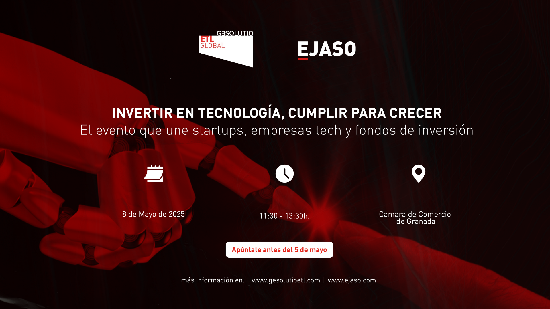 Invertir en tecnología, cumplir para crecer. El evento que une startups, empresas tecnológicas y fondos de inversión