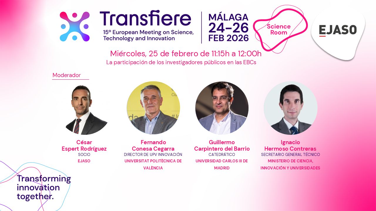 EJASO vuelve a ser patrocinador oficial de Transfiere 2026