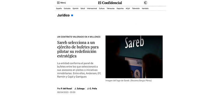 Ejaso, entre los adjudicatarios que pilotarán la redefinición estratégica de Sareb | El Confidencial