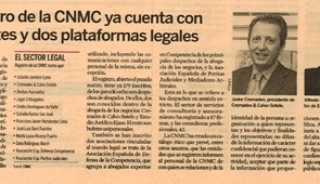 Ejaso, presente en el Registro de Grupos de Interés de la CNMC.