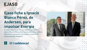 EJASO ficha a Ignacio Blanco Pérez, exdirector del área Mercantil de Andersen, para impulsar su práctica en energía