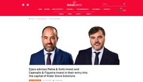 EJASO asesora a Mahía & Solís Invest y a Caamaño & Figueira Invest en su entrada en el capital de KIDER STORE SOLUTIONS