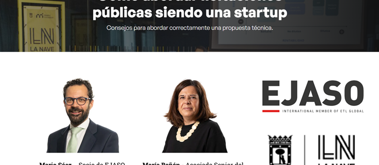 Webinar "Cómo abordar licitaciones públicas siendo una startup"