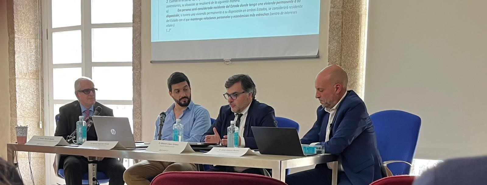 Asistimos a la jornada "Residencia fiscal entre España y Portugal: problemática y cuestiones actuales"