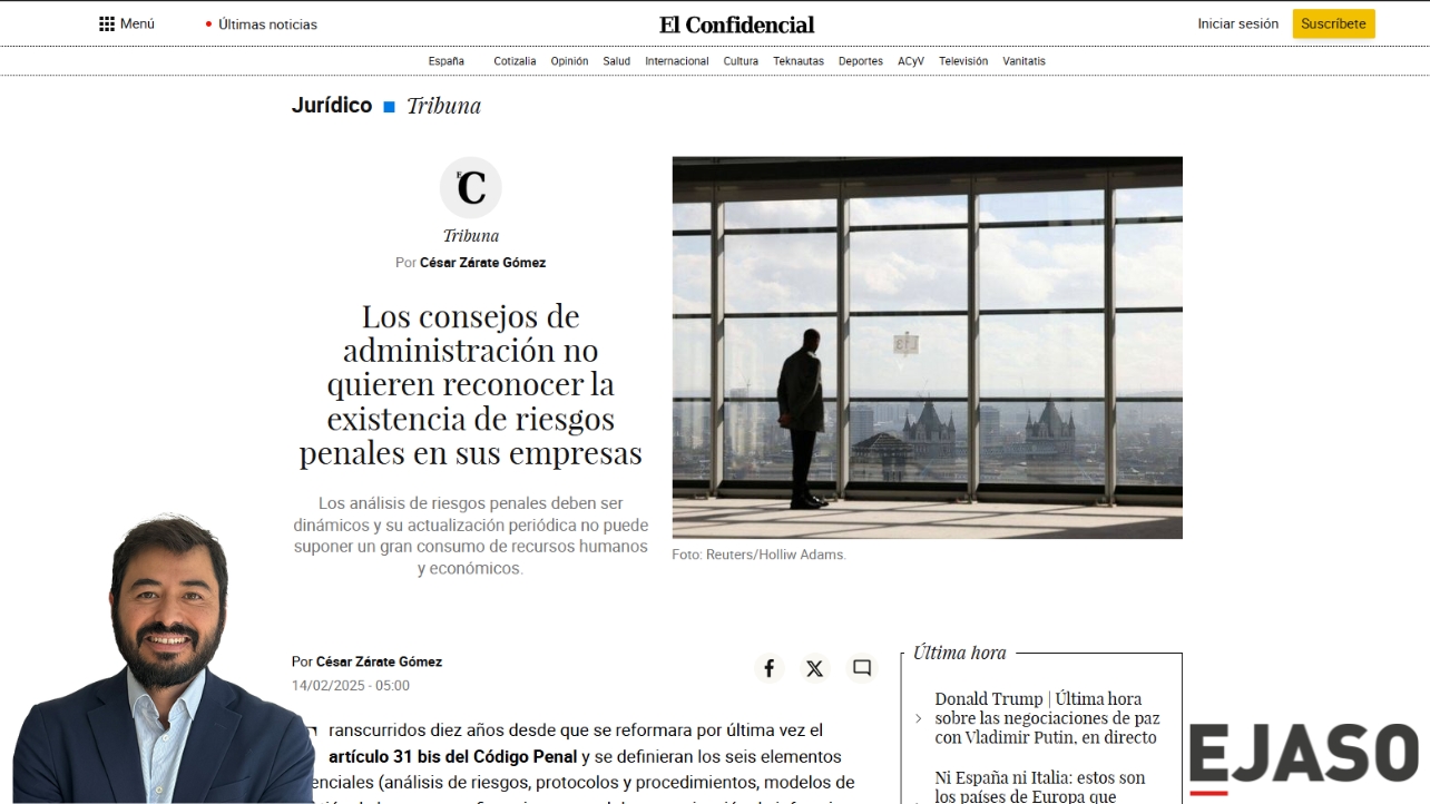 Los consejos de administración no quieren reconocer la existencia de riesgos penales en sus empresas - El Confidencial