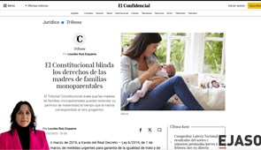 Lourdes Ruiz sobre "El Constitucional blinda los derechos de las madres de familiar monoparentales"  - El Confidencial