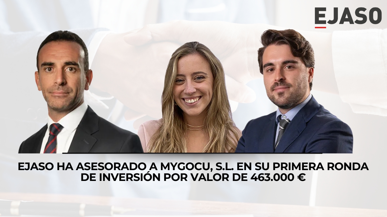 EJASO ha asesorado a Mygocu, S.L. en su primera ronda de inversión por valor de 463.000 €