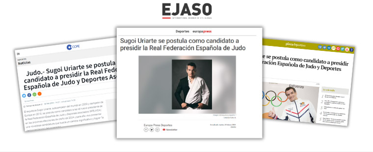 EJASO asesora a Sugoi Uriarte en su candidatura a la Real Federación de Judo