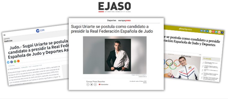 EJASO asesora a Sugoi Uriarte en su candidatura a la Real Federación de Judo